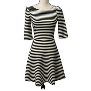 Black Striped Dress